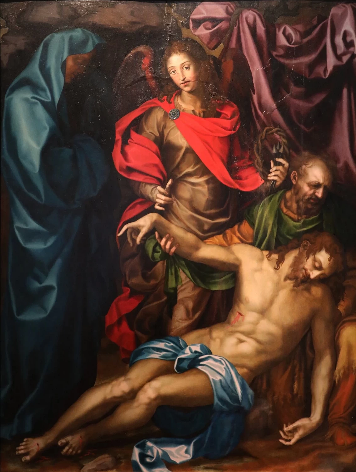Pietà con la Vergine, un angelo e Nicodemo - Pinacoteca Vaticana